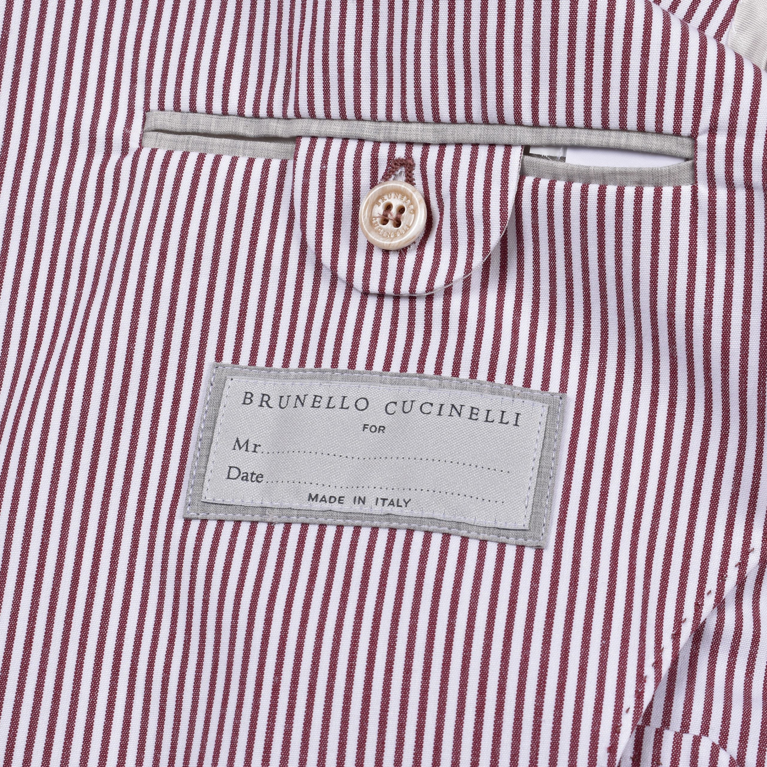Brunello Cucinelli Bicolor Cotton Coat