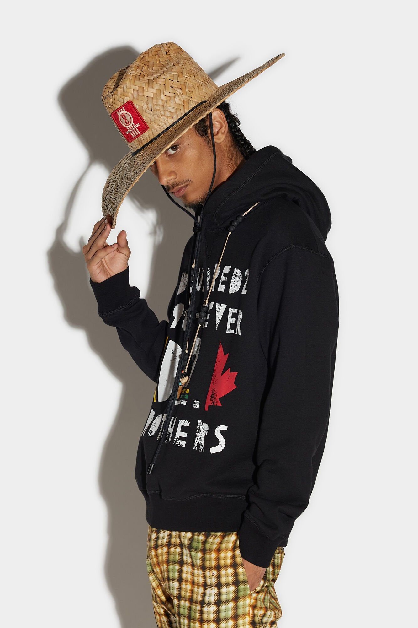 Dsquared² Black Fibres Sweatshirt