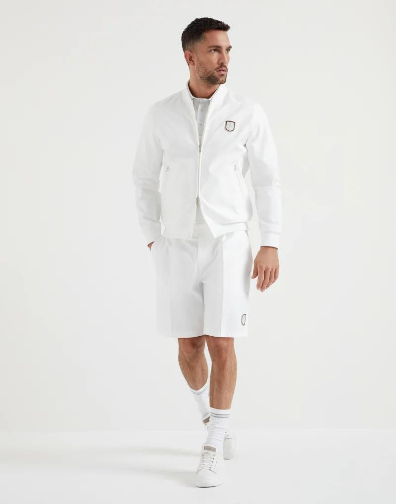 Brunello Cucinelli Mehrfarbige Polyester-Shorts