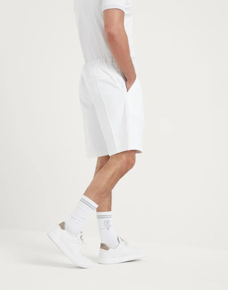 Brunello Cucinelli Mehrfarbige Polyester-Shorts