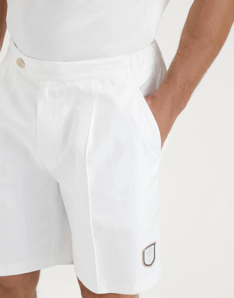 Brunello Cucinelli Mehrfarbige Polyester-Shorts