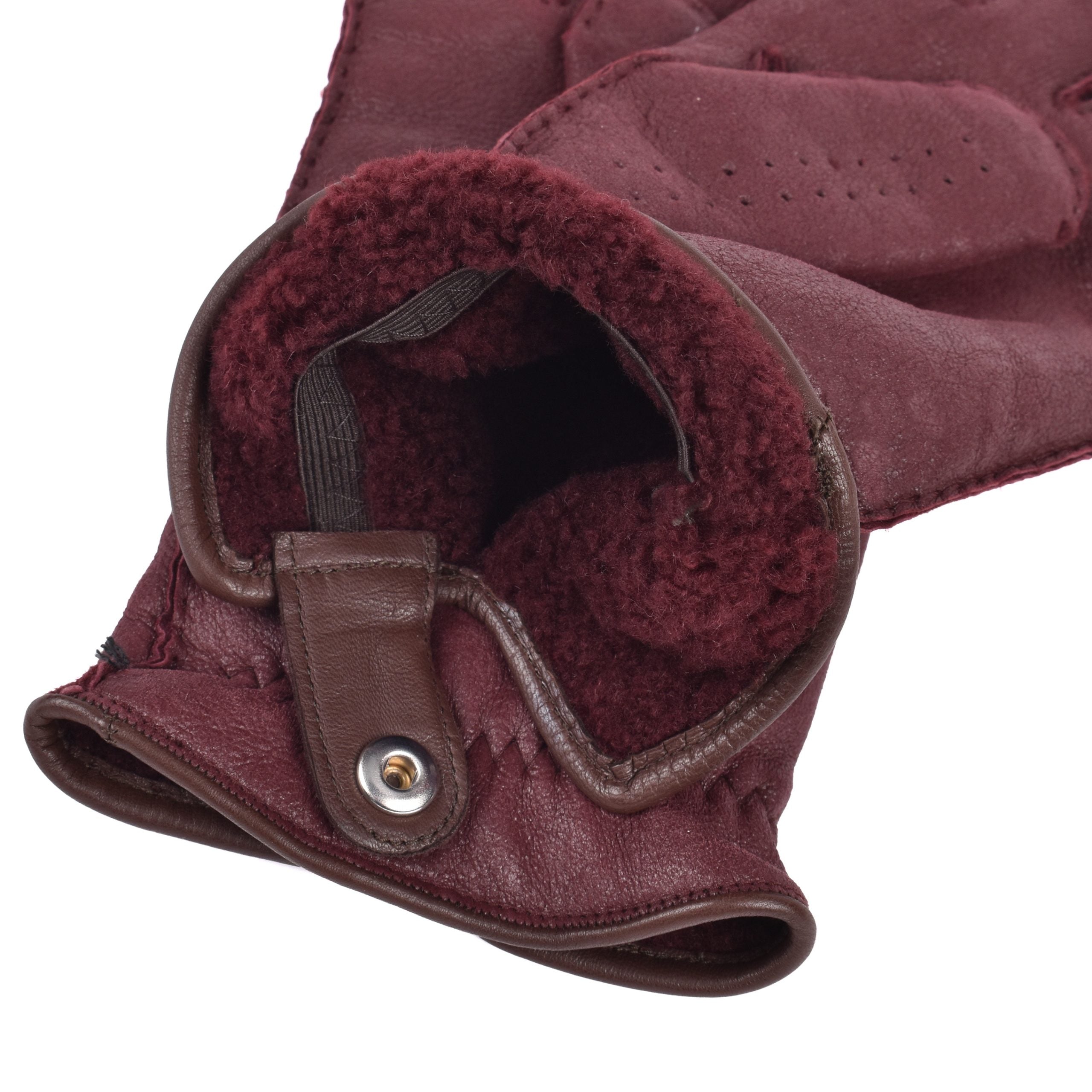 Brunello Cucinelli Brown Leather Gloves