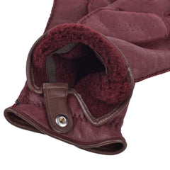 Brunello Cucinelli Brown Leather Gloves