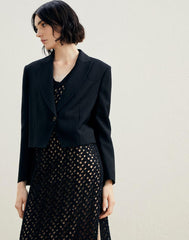 Brunello Cucinelli Black Viscose Blazer