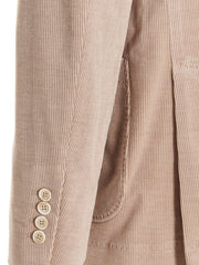 Brunello Cucinelli Beiger Blazer aus Baumwolle