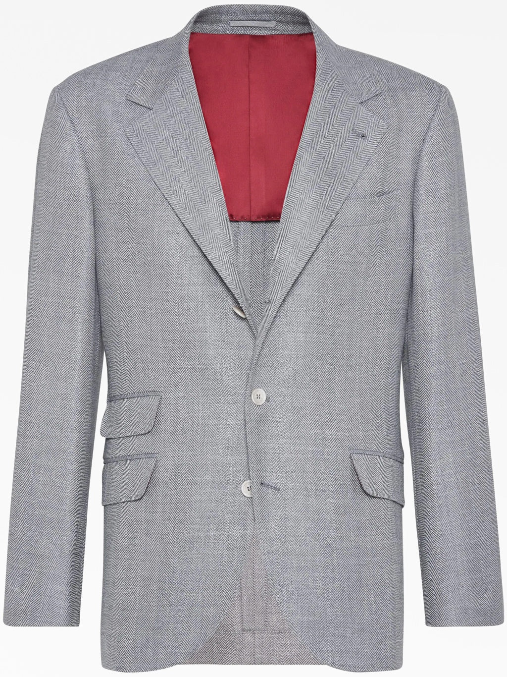 Brunello Cucinelli Gray Wool Blazer