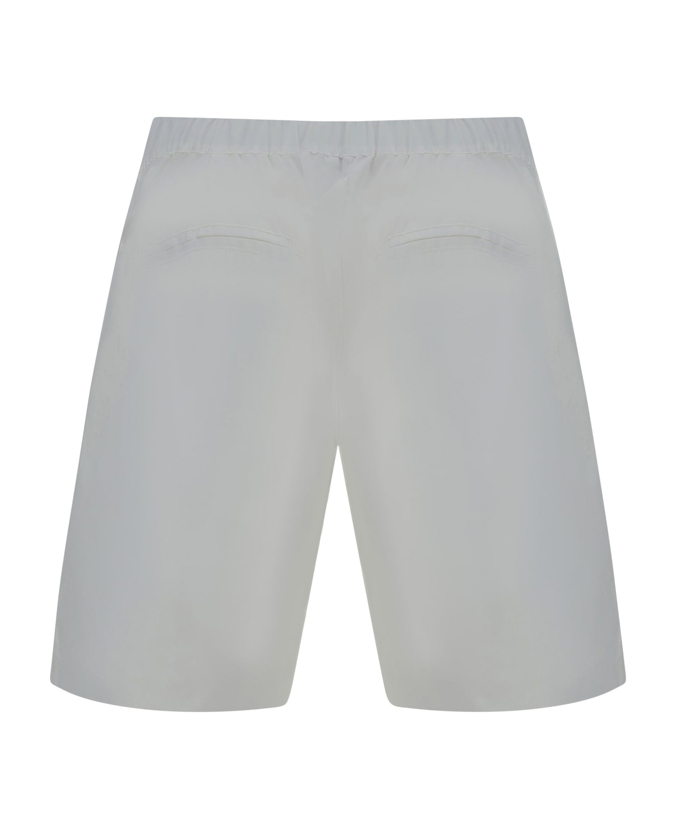Brunello Cucinelli Weiße Polyester-Shorts