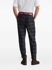 Brunello Cucinelli Gray Silk Casual Pants