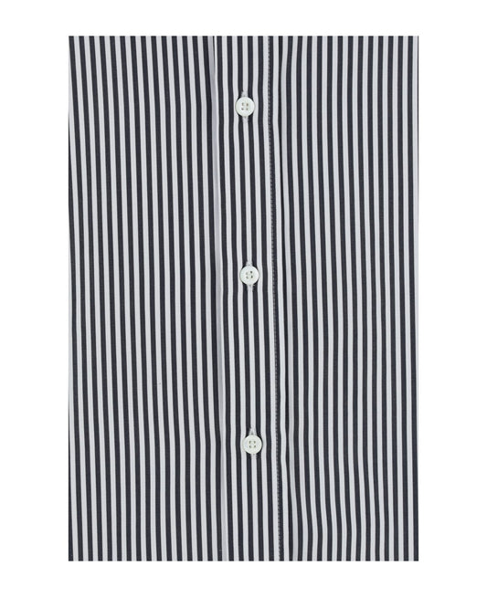 Brunello Cucinelli Bicolor Cotton Pattern Shirt