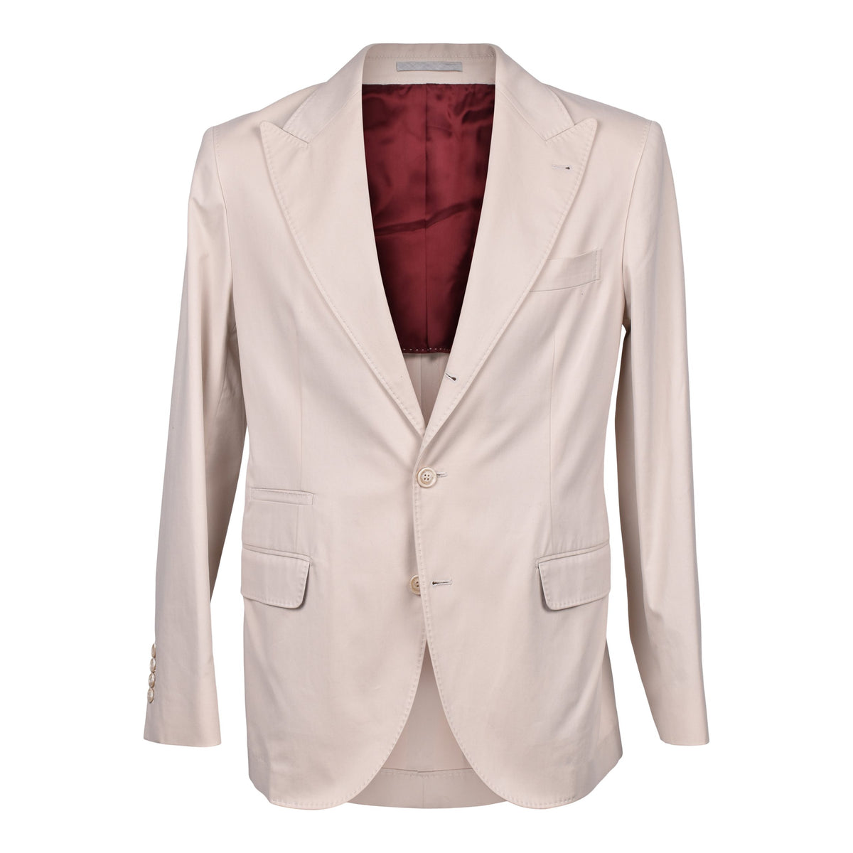 Brunello Cucinelli Beiger Blazer aus Baumwolle