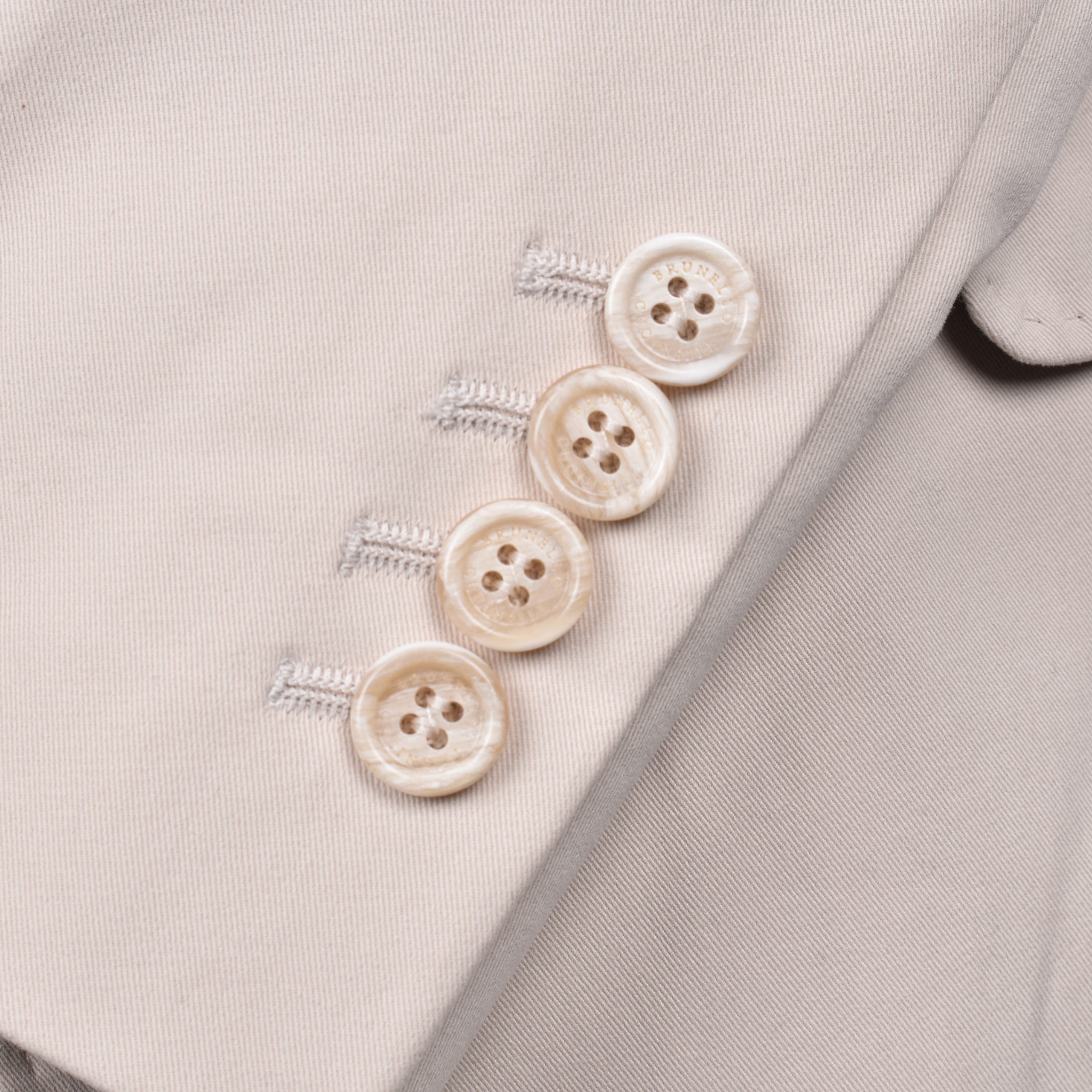 Brunello Cucinelli Beiger Blazer aus Baumwolle