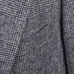 Brunello Cucinelli Blue Leather Blazer