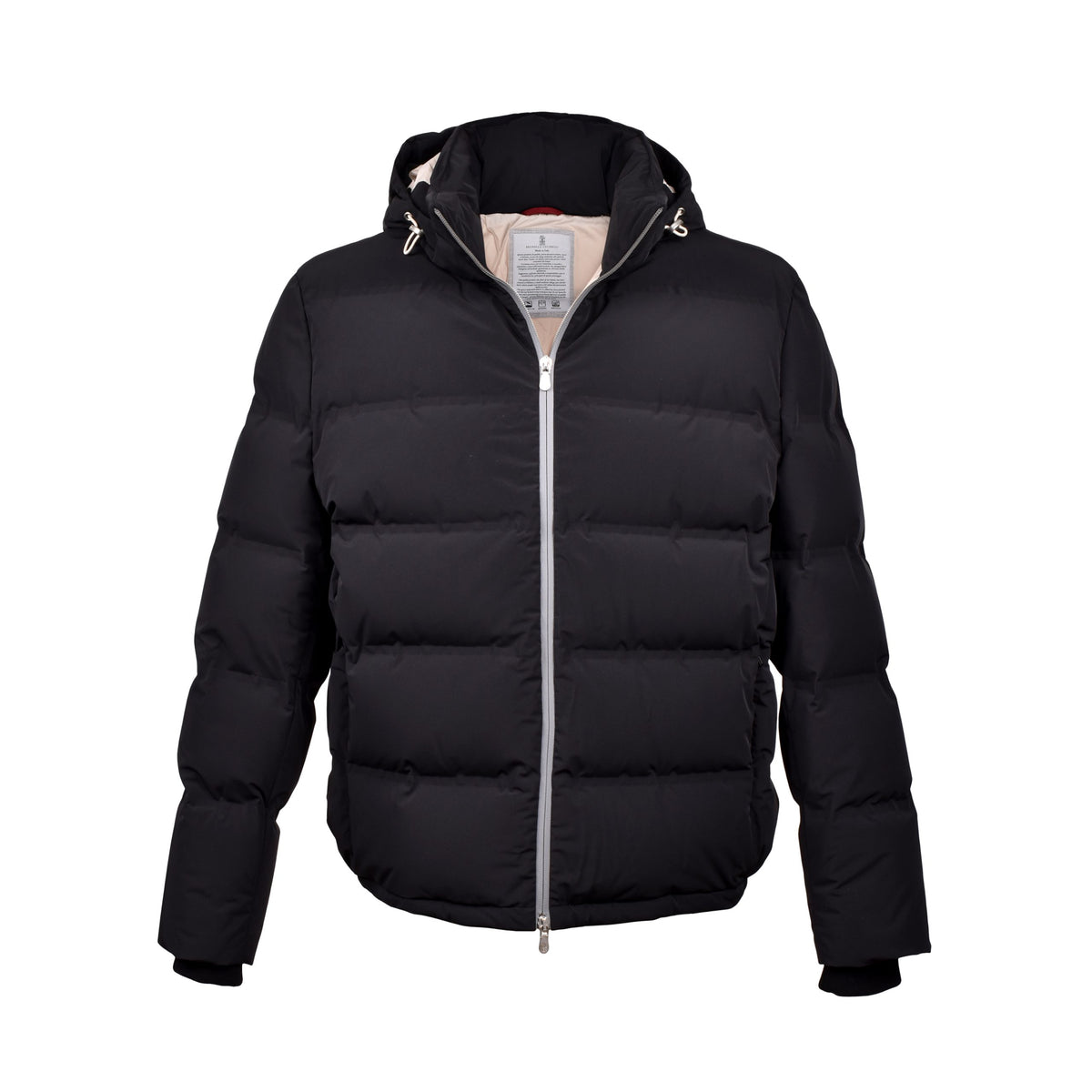 Brunello Cucinelli Black Polyamide Full-Length Jacket