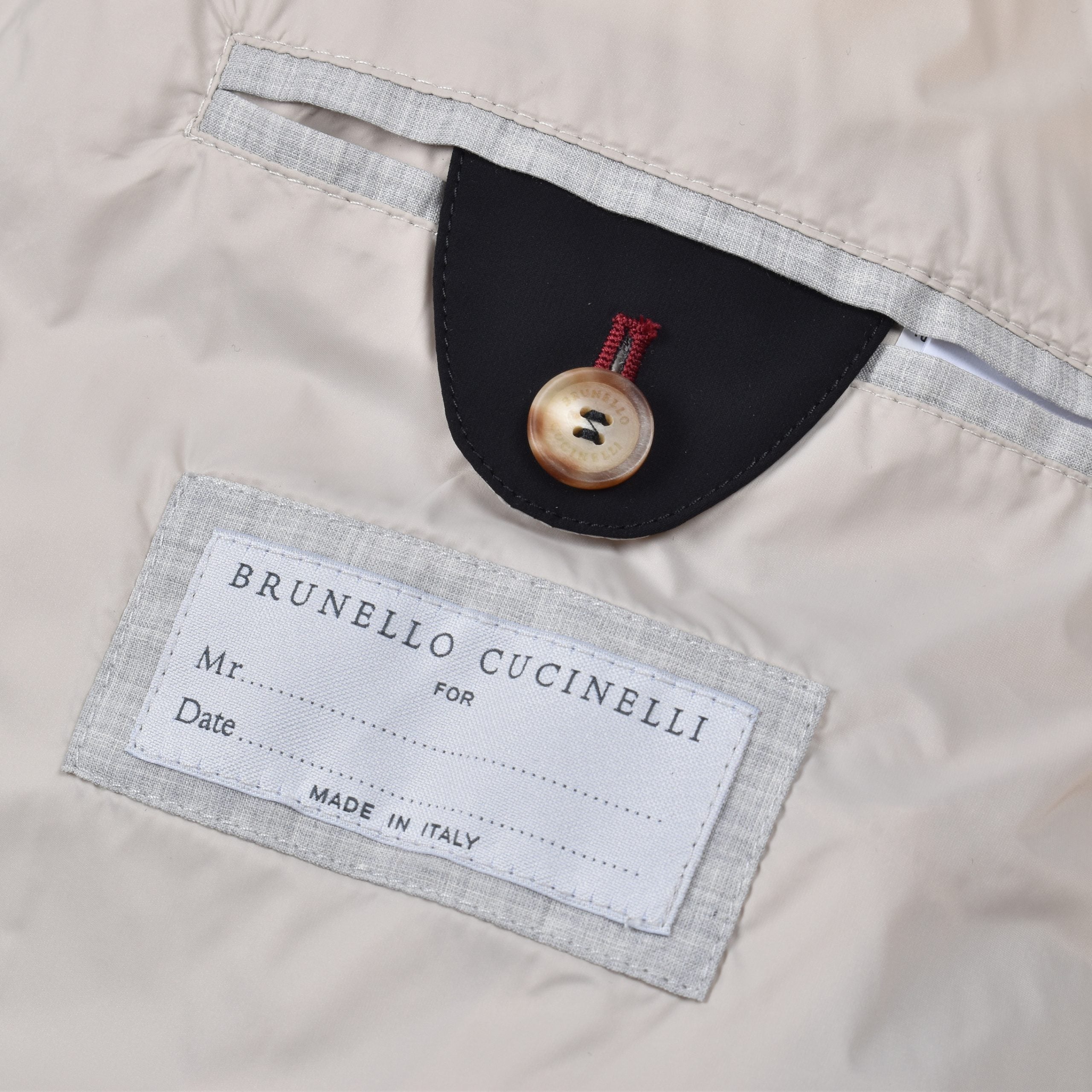 Brunello Cucinelli Black Polyamide Full-Length Jacket