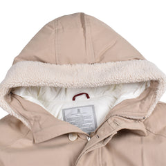 Brunello Cucinelli Beige Baumwolljacke in voller Länge