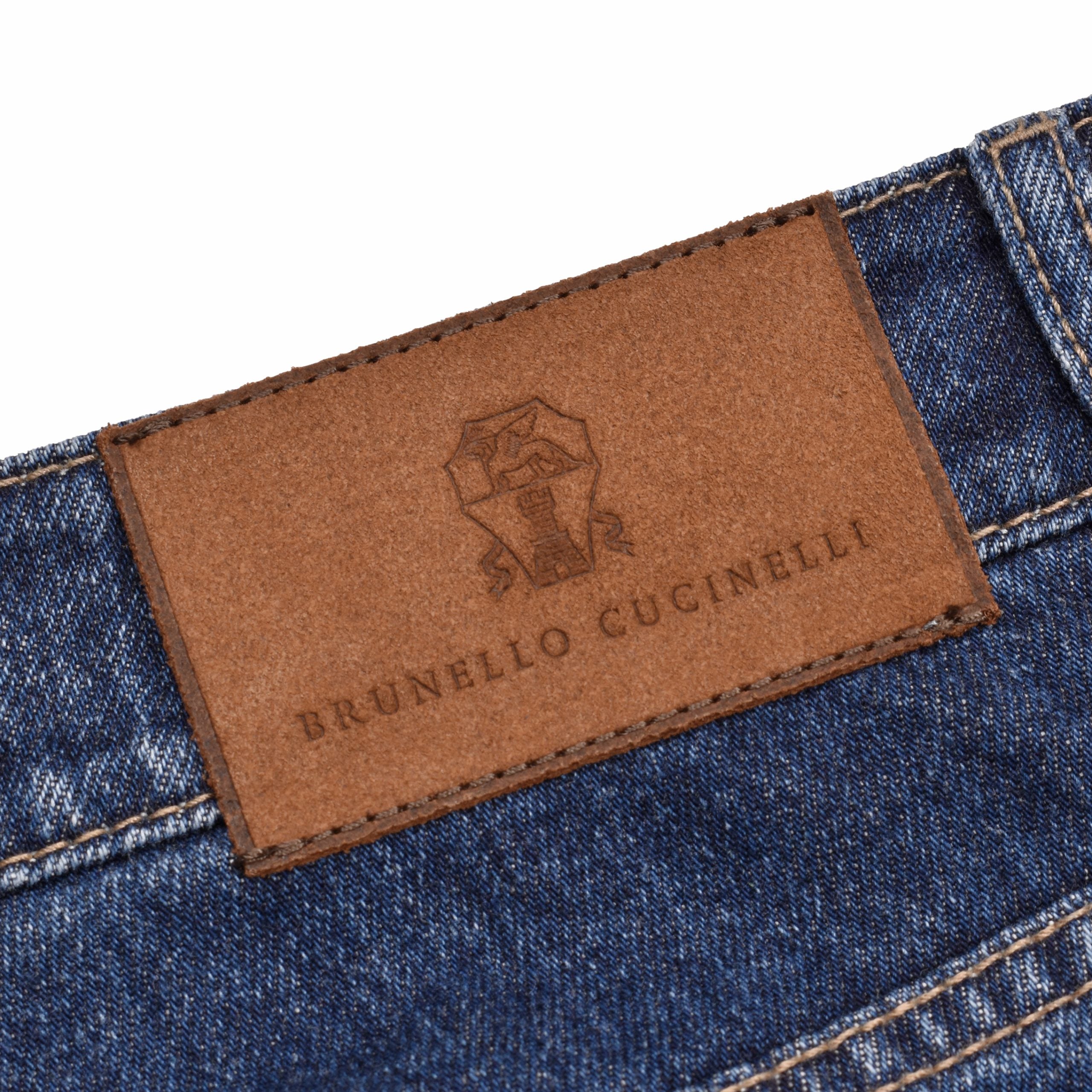 Brunello Cucinelli Blue Cotton Jeans Denim