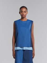Marni Blue Fibres Pattern Shirt