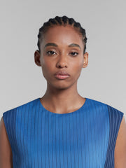 Marni Blue Fibres Pattern Shirt