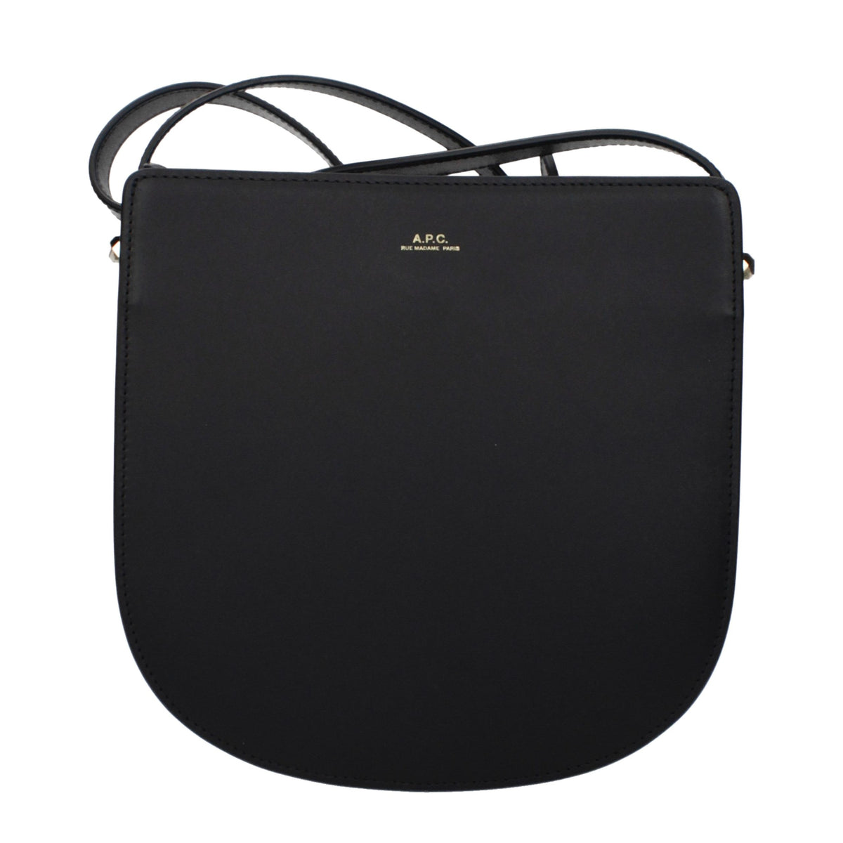 A.P.C. Zwarte Leren Crossbody Tas