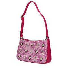 MCM Roze Stoffen Crossbodytas