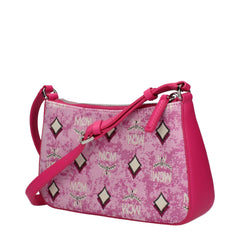 MCM Roze Stoffen Crossbodytas