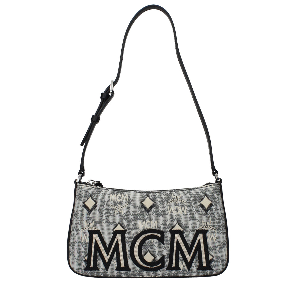MCM Grijze Stoffen Crossbodytas