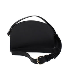 A.P.C. Black Leather Crossbody Bag