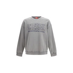 Diesel grijs katoenen sweatshirt