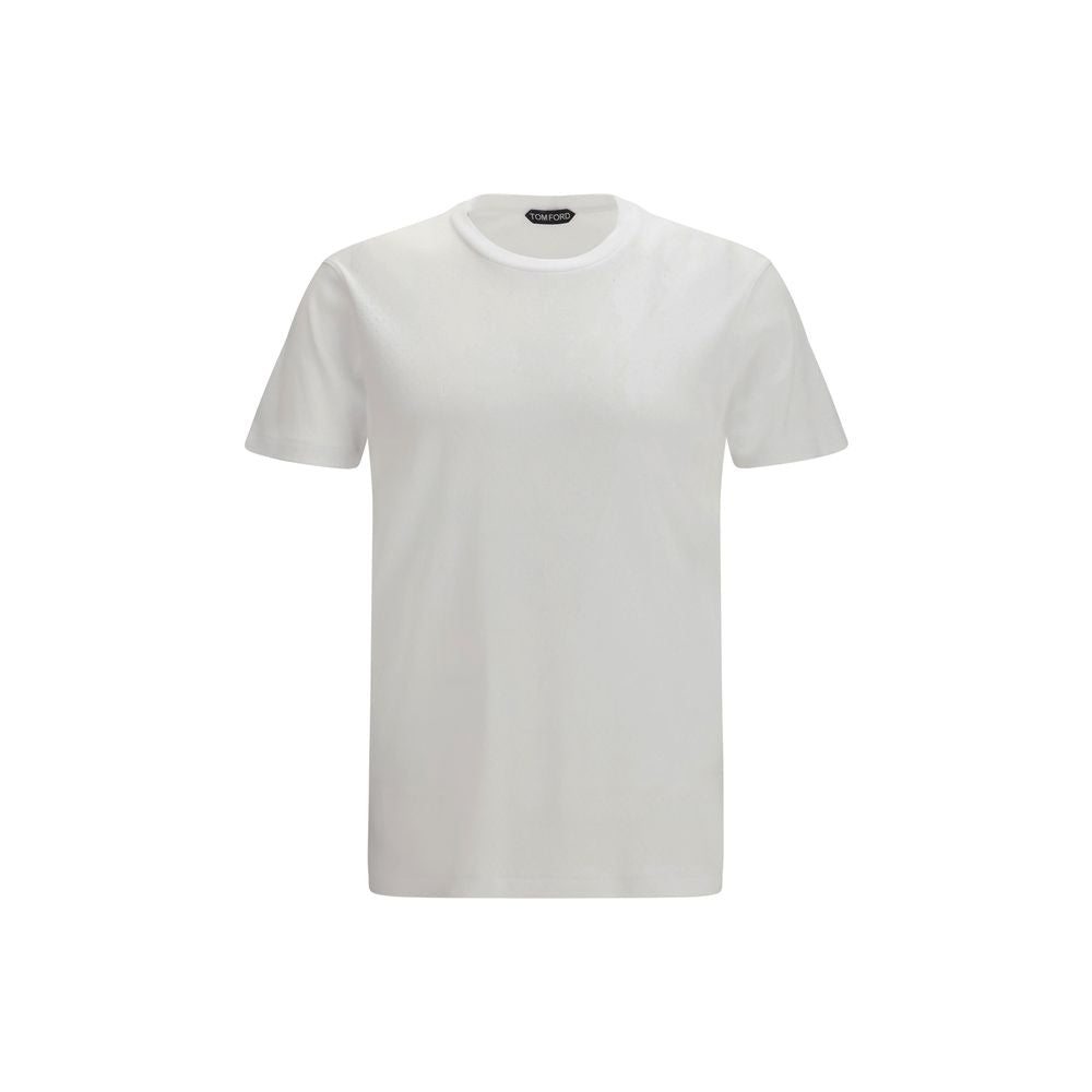 Tom Ford Weißes Baumwoll-T-Shirt