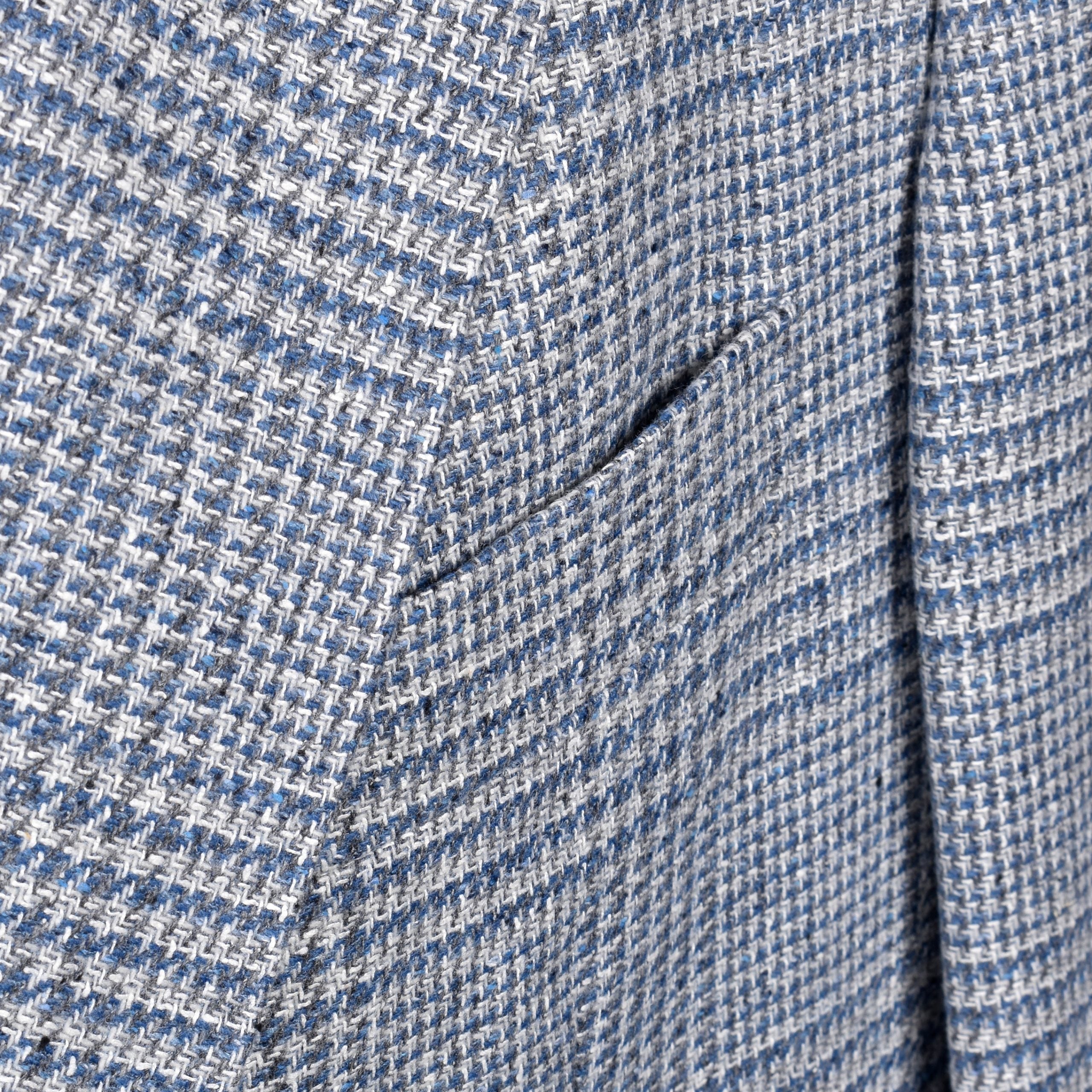 Brunello Cucinelli Light Blue Wool Two-Piece Suit