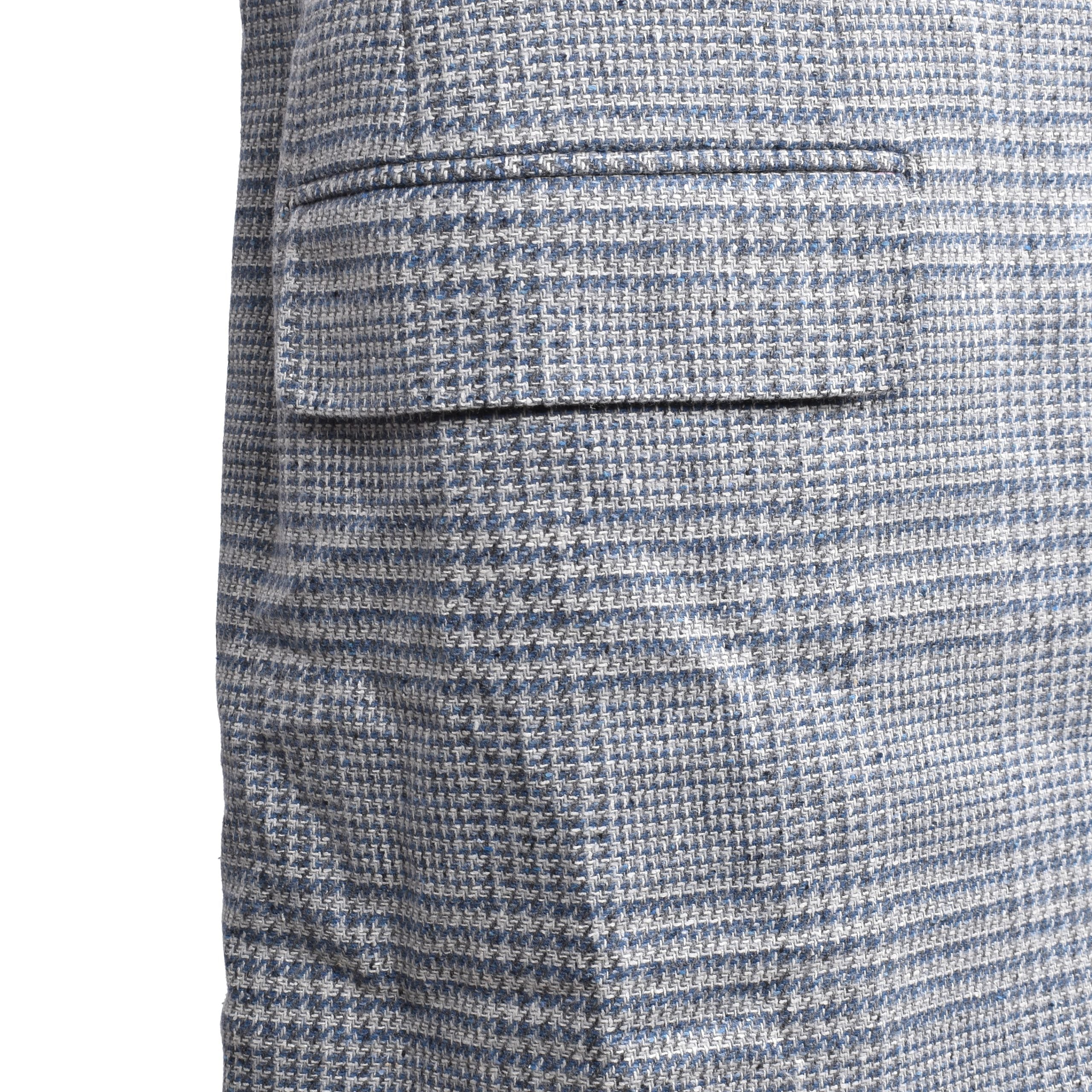 Brunello Cucinelli Light Blue Wool Two-Piece Suit