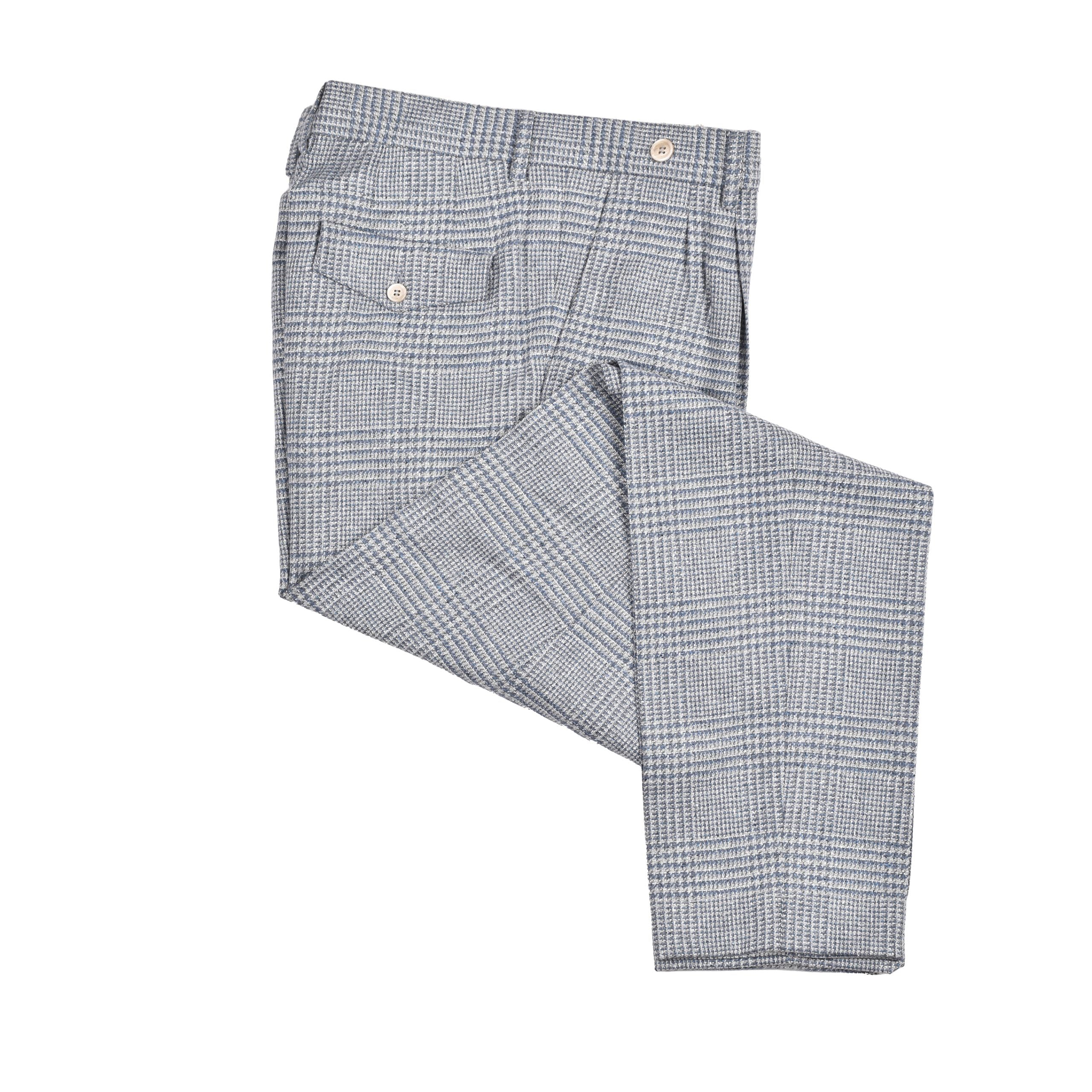 Brunello Cucinelli Light Blue Wool Two-Piece Suit