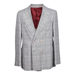 Brunello Cucinelli Grauer Seidenblazer