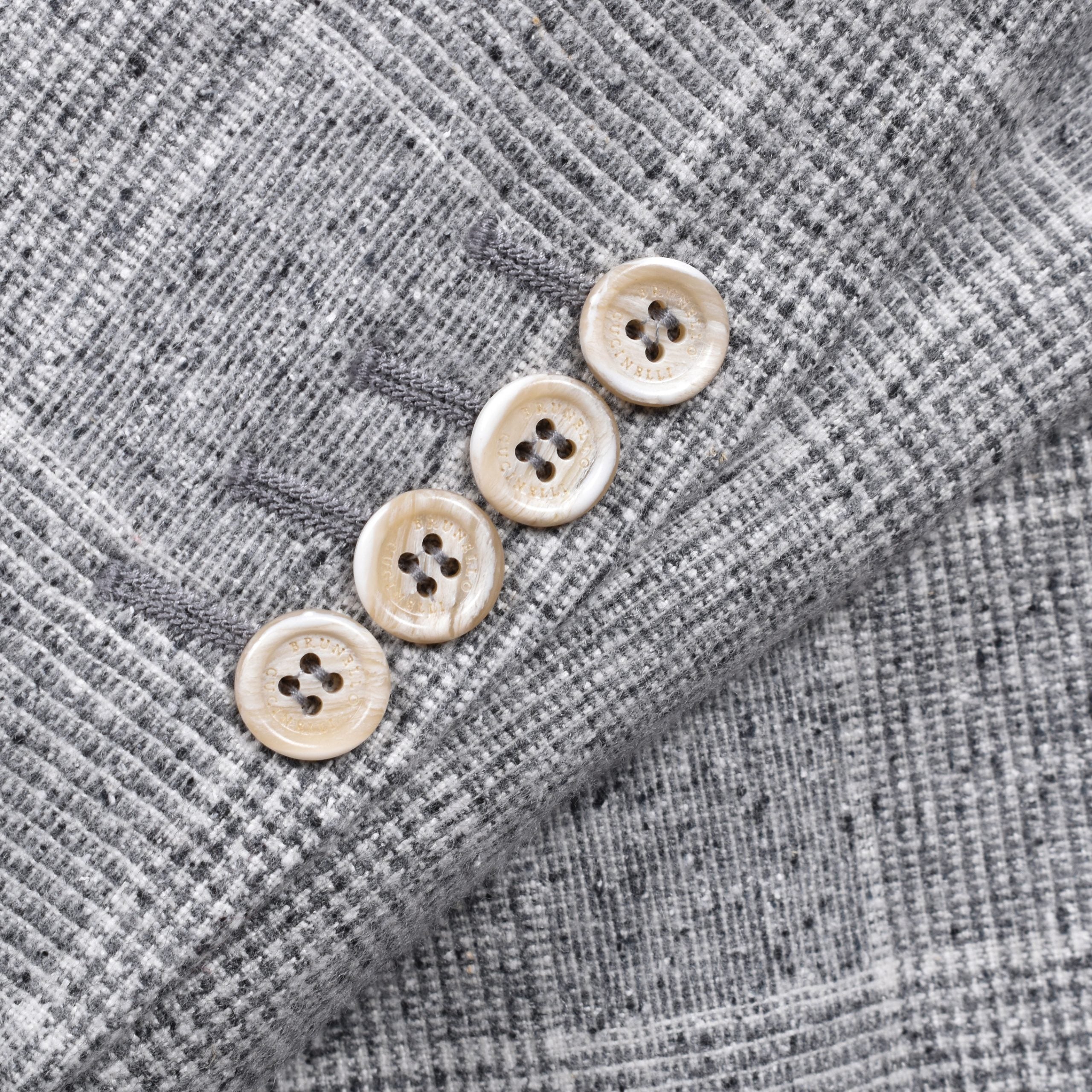 Brunello Cucinelli Grauer Seidenblazer