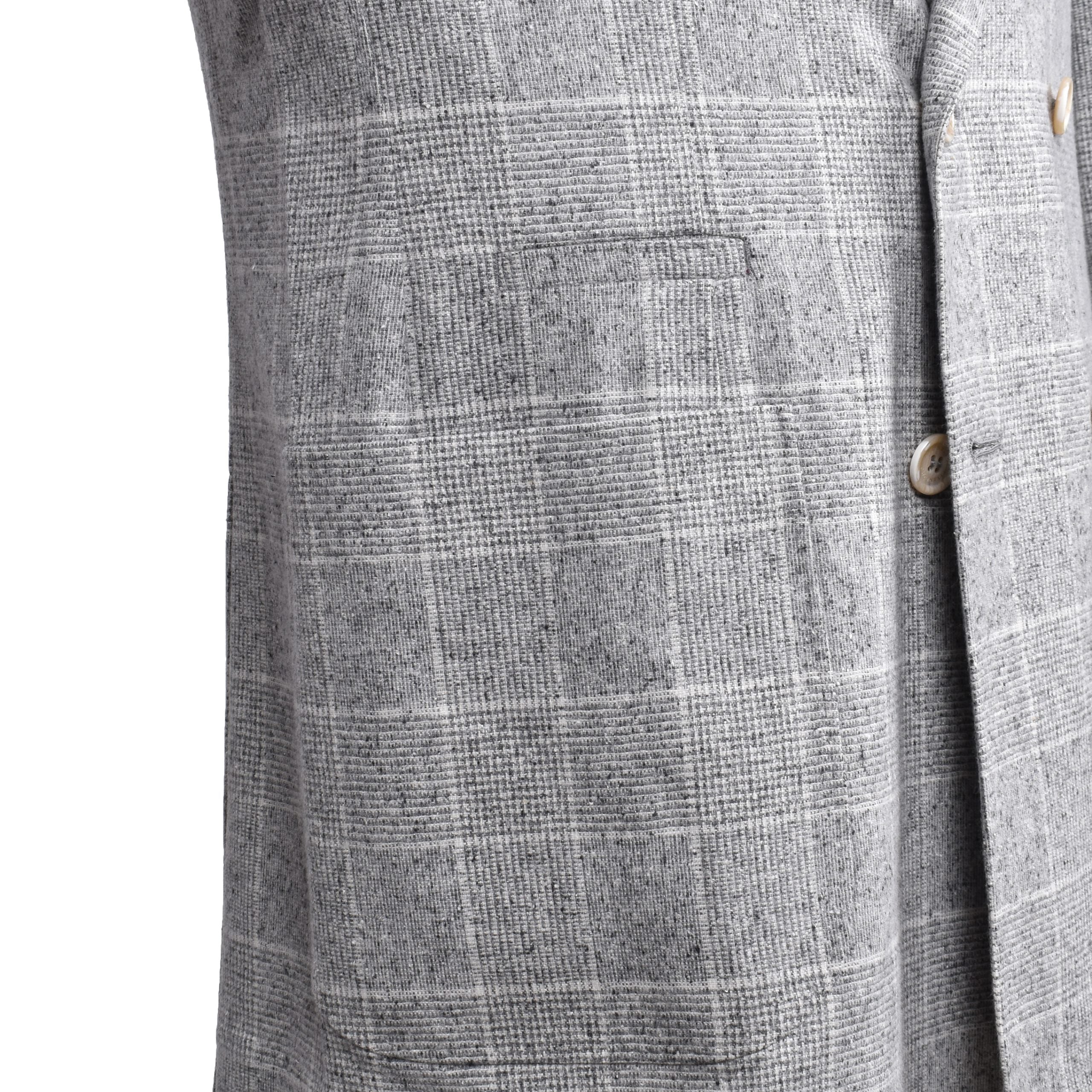 Brunello Cucinelli Grauer Seidenblazer