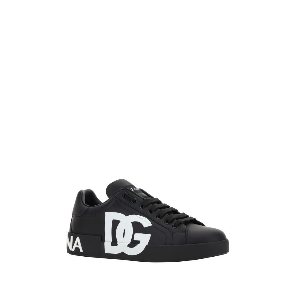 Dolce & Gabbana Black Rubber Sneakers