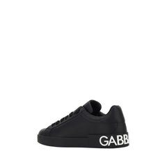Dolce & Gabbana Black Rubber Sneakers