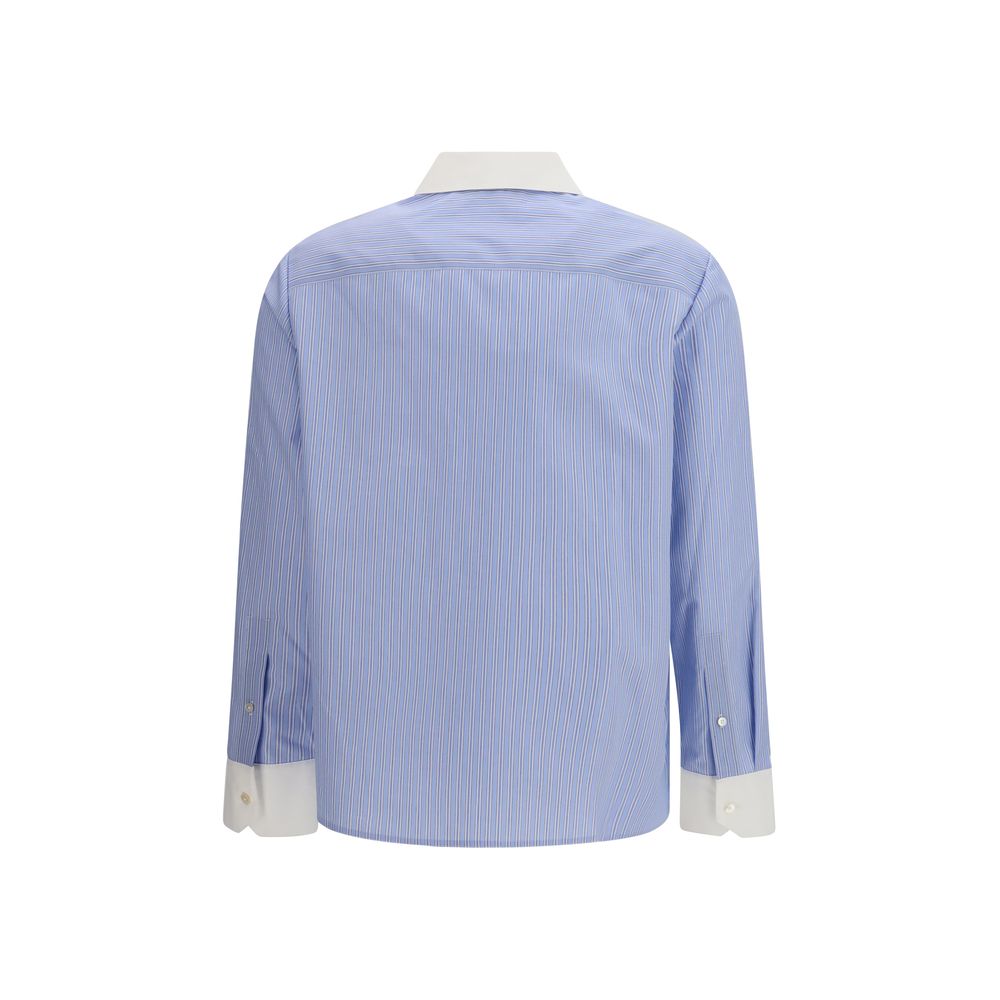 Tory Burch Blaues Baumwollhemd mit Muster