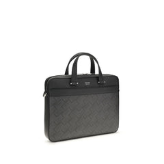 Ferragamo Grijze Kalfsleren Bos Taurus Aktetas