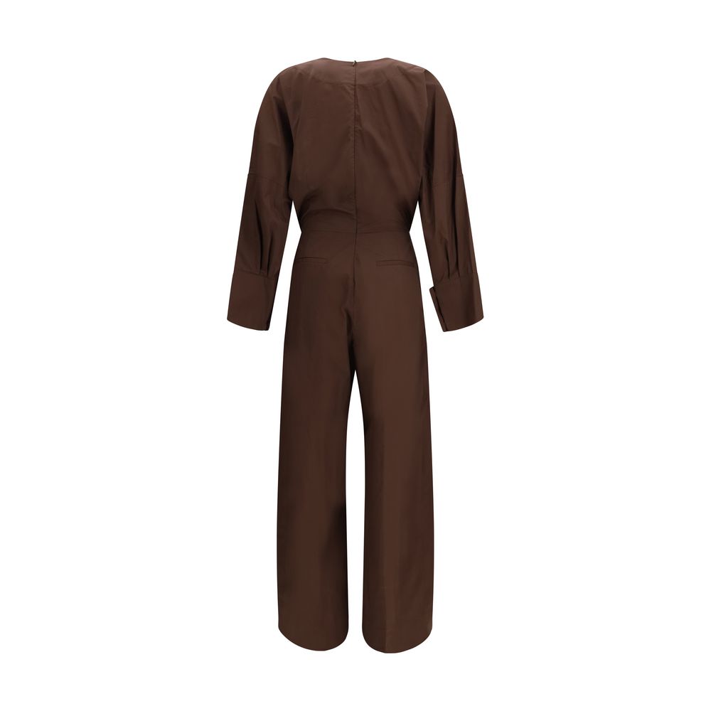 De Nieuwste Bruine Katoenen Jumpsuit