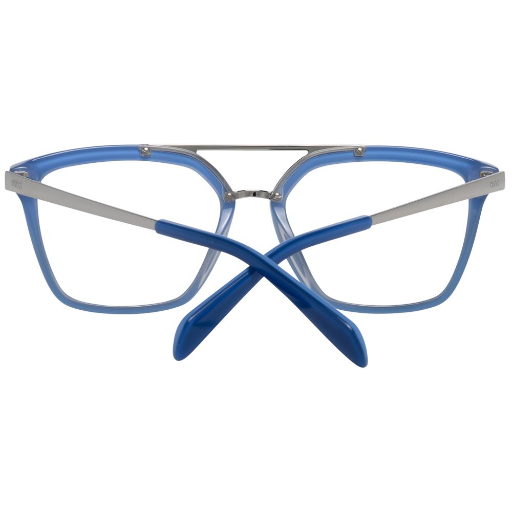 Emilio Pucci Brille aus blauem Metall und Kunststoff (Fassungen)