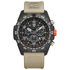 Luminox Sportuhr mit beigem Harzarmband