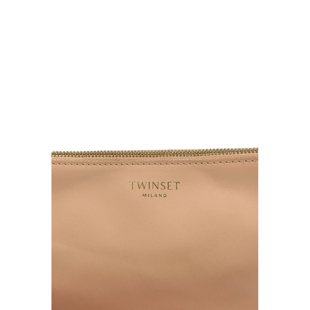 Twinset Pink Polyurethan Damen Clutch