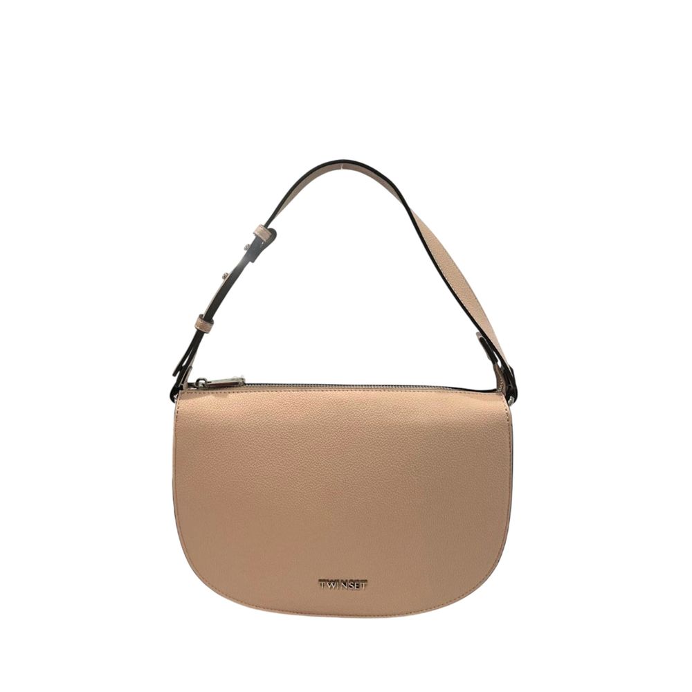 Twinset Rosa PU Damen Umhängetasche