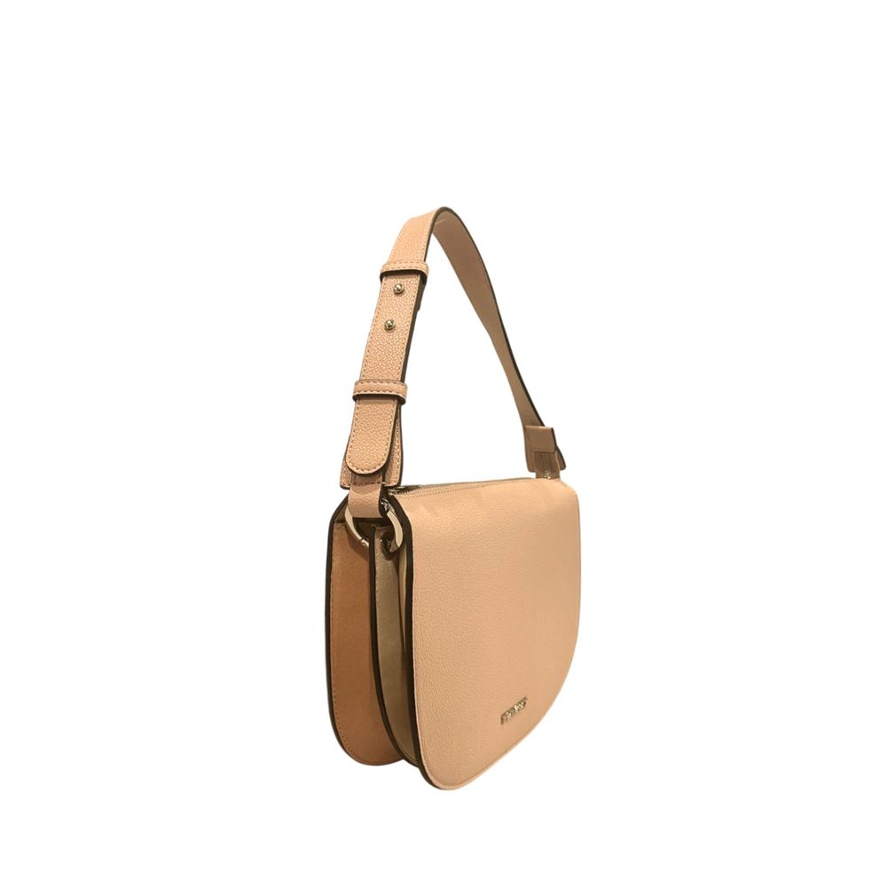 Twinset Rosa PU Damen Umhängetasche