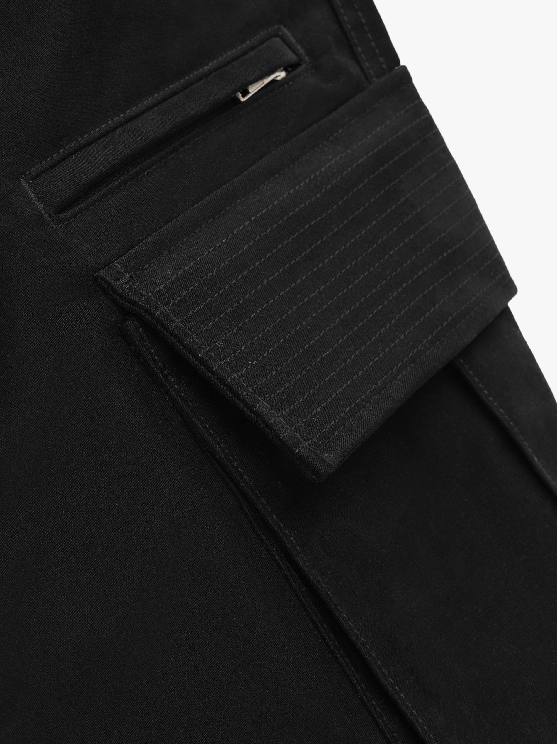 Rhude Black Hemp Cargo Pants