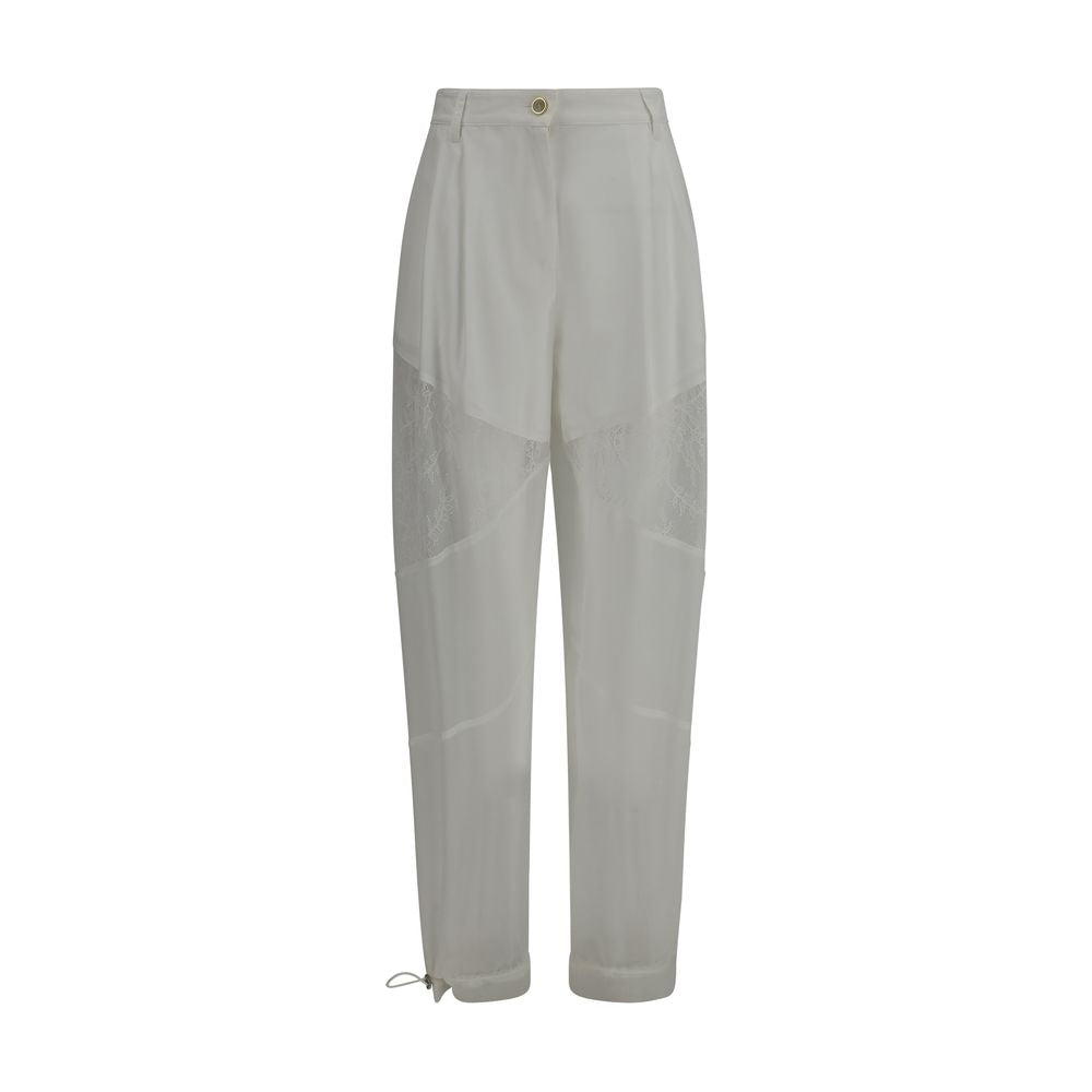 PINKO Weiße Freizeithose aus Polyester