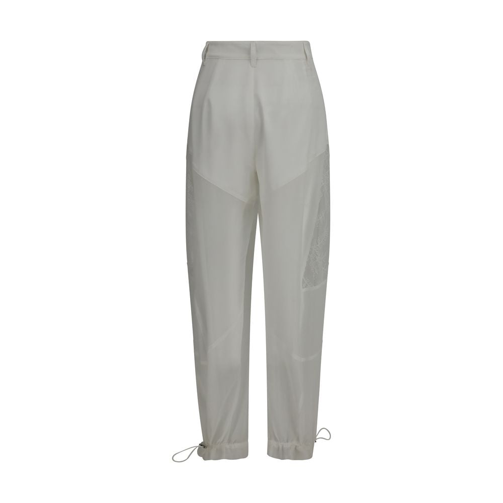 PINKO Weiße Freizeithose aus Polyester