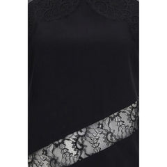 PINKO Zwart Katoenen T-shirt