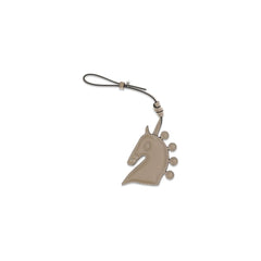 Max Mara Bruin Kalfsleer Bos Taurus Sleutelhanger
